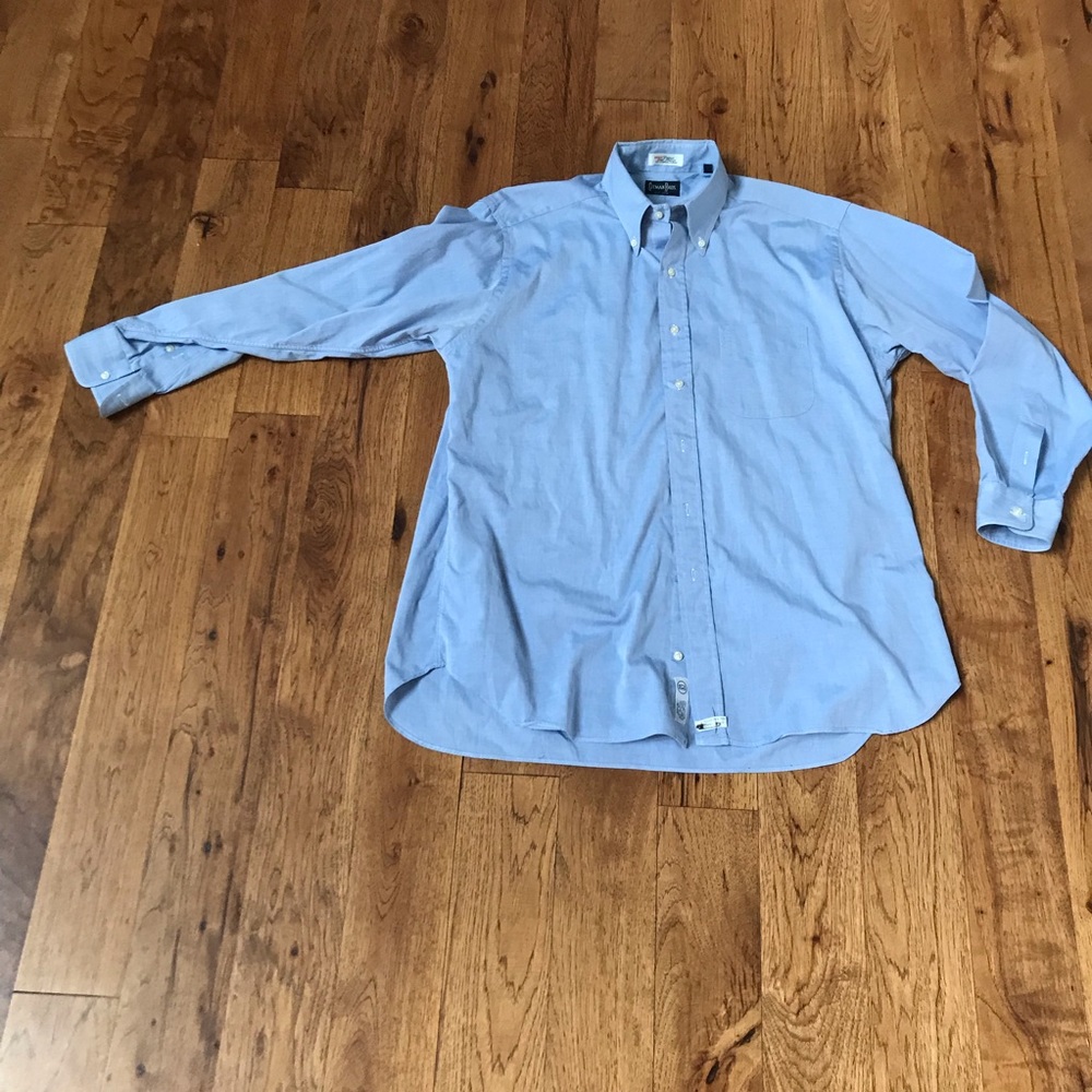 Gitman Brothers cotton blue dress shirt.